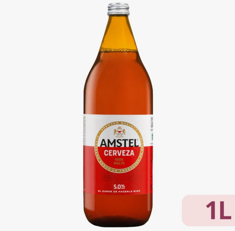 Cerveza Amstel 1L